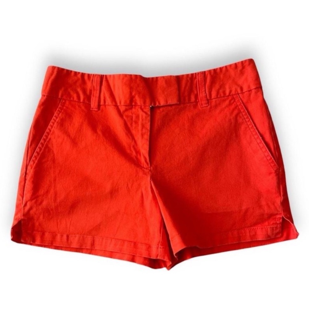 Ann Taylor LOFT Chino Shorts Women 4 Orange PreLoved